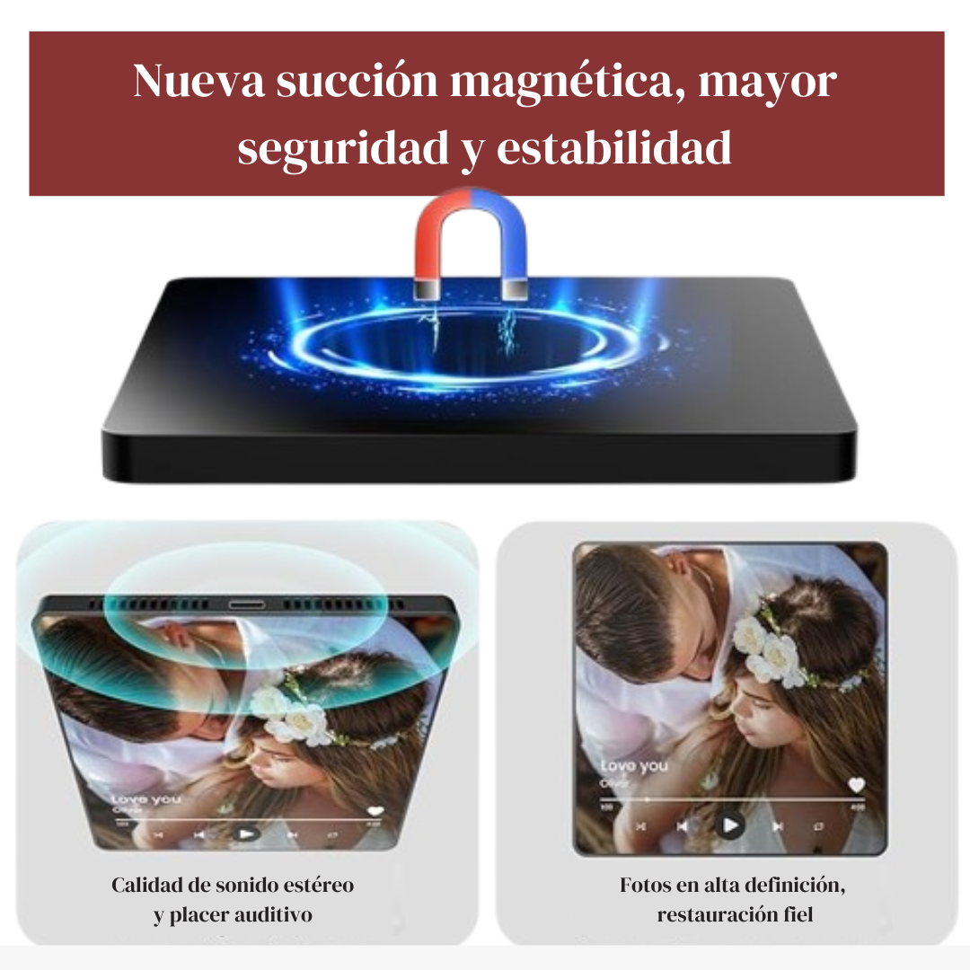 Imán con Foto y Canción Personalizadas