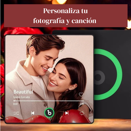 Imán con Foto y Canción Personalizadas
