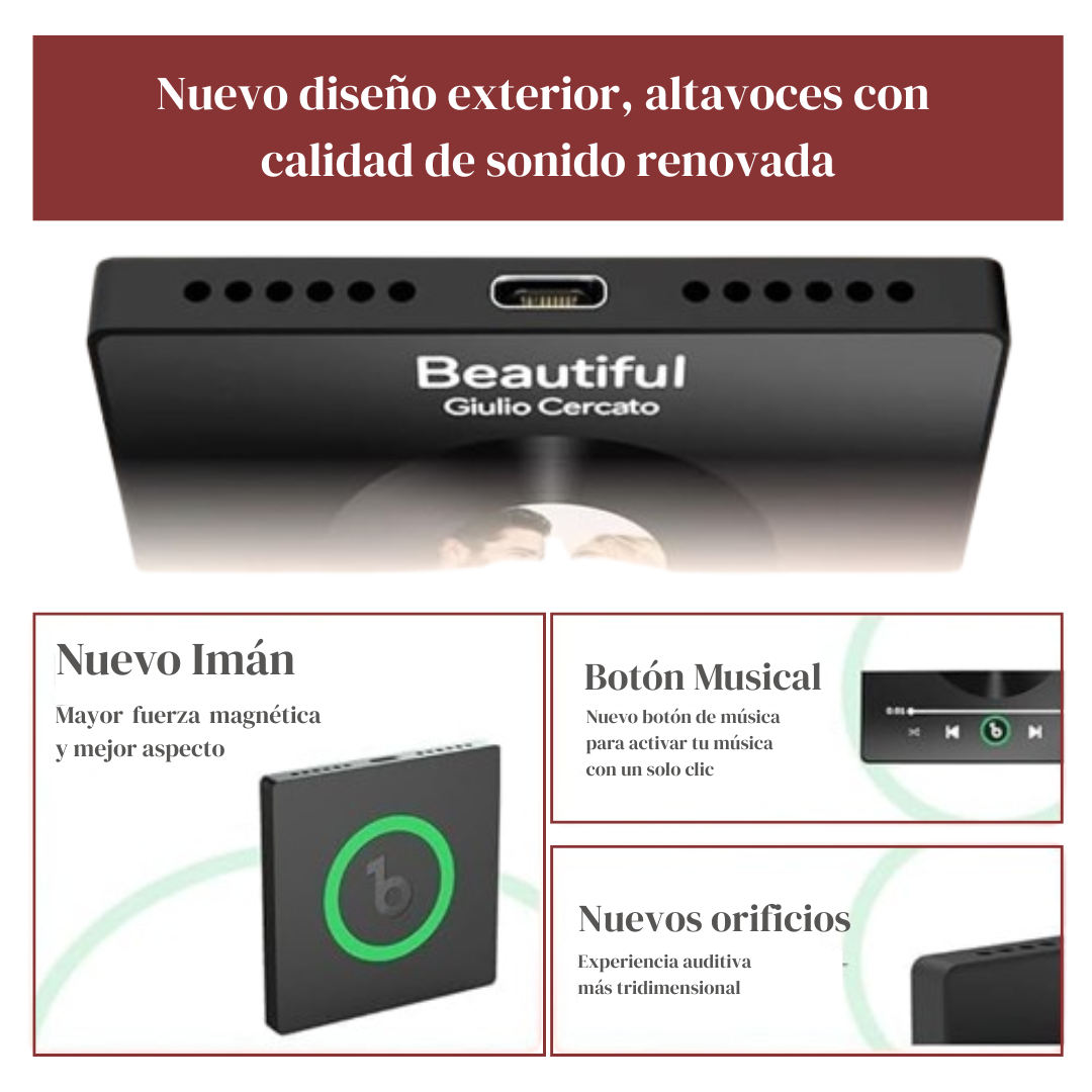Imán con Foto y Canción Personalizadas
