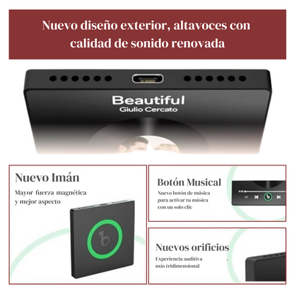 Imán con Foto y Canción Personalizadas