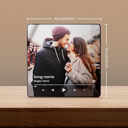 Imán con Foto y Canción Personalizadas